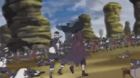 Edo Tensei Madara vs Shinobi Alliance animated gif
