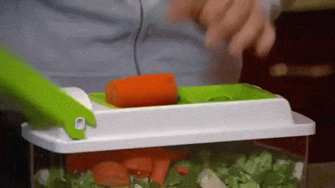 Nicer Dicer Plus - Salad Creations animated gif