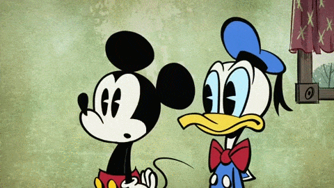 Workin' Stiff | A Mickey Mouse Cartoon | Disney Shorts animated gif